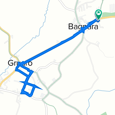 Da Via Ugo Foscolo 2, Gruaro a Via Ugo Foscolo 1, Gruaro-bagnara