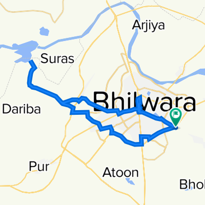Bhilwara to बाईपास, Bhilwara