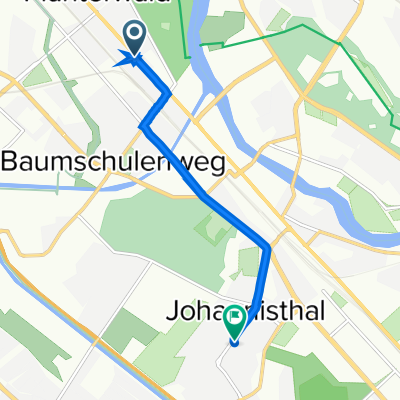 Köpenicker Landstraße 164, Berlin nach Sterndamm 103, Berlin