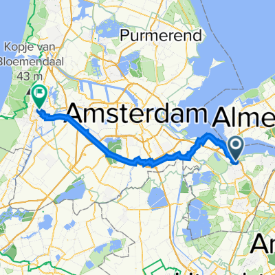 Naarden via Amstelveen to Haarlem