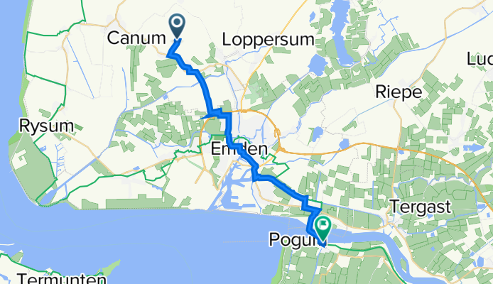 Kloster Sielmönken 11, Krummhörn nach Am Hafen 1, Jemgum