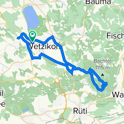 Zürcherstrasse 59, Wetzikon ZH nach Zürcherstrasse 67, Wetzikon ZH