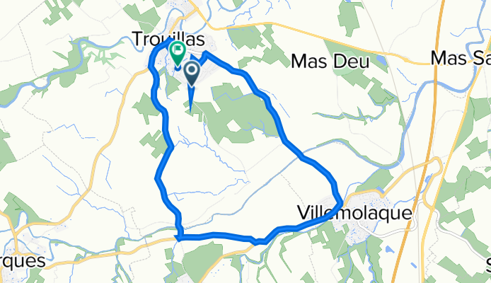 27 Avenue du Monestir, Trouillas à 26 Lotissement l'Orée des Chênes, Trouillas