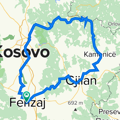 Qarku: Ferizaj - Kamenica - Prishtine - Lipjan - Ferizaj
