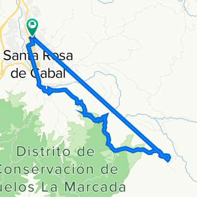De Carrera 14 23-66, Santa Rosa de Cabal a Calle 24 1353, Santa Rosa de Cabal