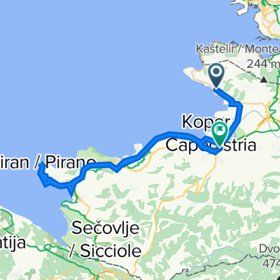 Ankaran-Koper-Piran-Koper