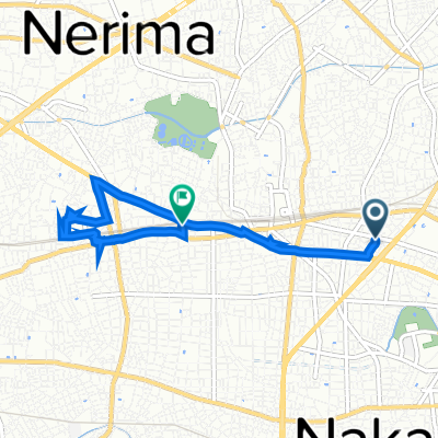 25-1, Toyotamakita 3-Chōme, Nerima to 2-6, Nakamurakita 2-Chōme, Nerima