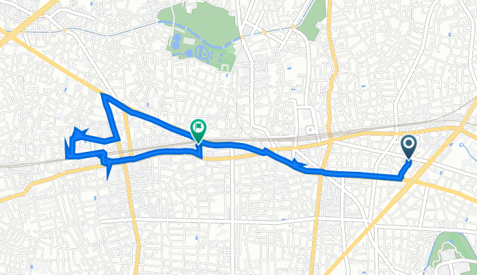 25-1, Toyotamakita 3-Chōme, Nerima to 2-6, Nakamurakita 2-Chōme, Nerima