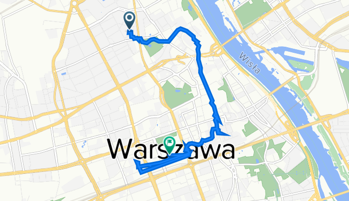 Nalewki 5, Warszawa do plac Defilad 1, Warszawa