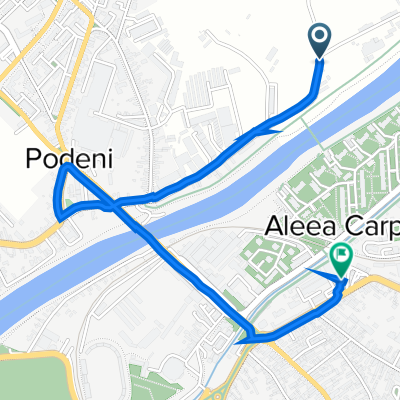 Route from Strada Mureșului, Târgu Mureș