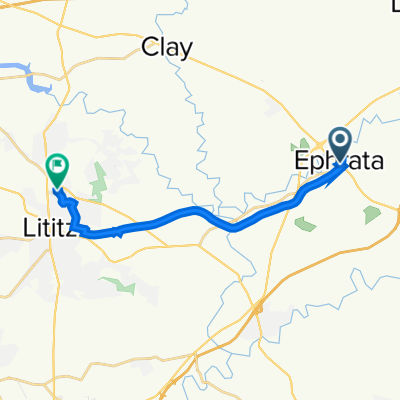 11 S State St, Ephrata to 3 Holly Ct, Lititz
