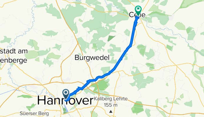Rundestraße 16, Hannover nach Wehlstraße 6, Celle