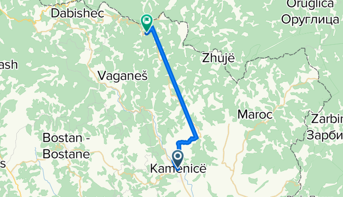 Route from Skënderbeu, Kamenicë