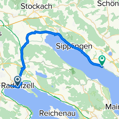 Radolfzell, Radolfzell am Bodensee nach Überlingen, Überlingen