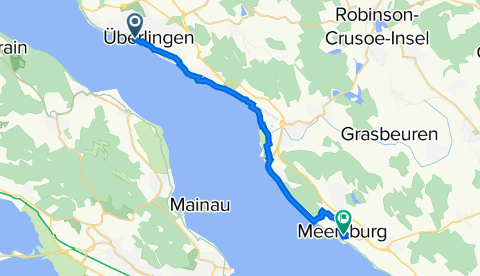 Überlingen, Überlingen nach Vorburggasse 1, Meersburg