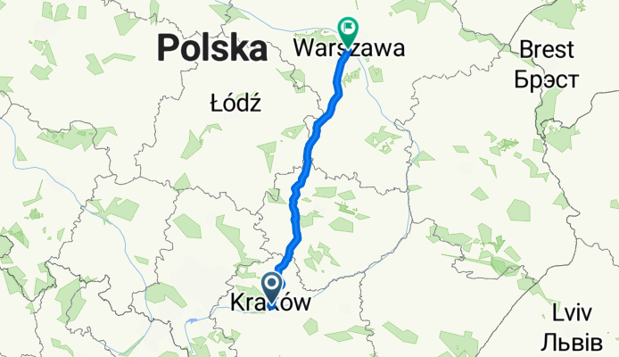 Krakow warszawa