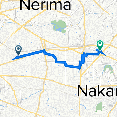 2-1, Fujimidai 2-Chōme, Nerima to 23-8, Toyotamakita 3-Chōme, Nerima