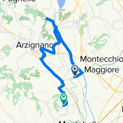 Via Roggia di Mezzo 57, Montorso Vicentino a Via Crosara 40, Zermeghedo