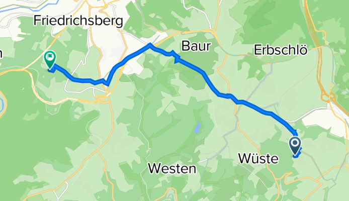 Paul-Kottsieper-Straße 20, Remscheid nach Im Honigstal 7, Wuppertal