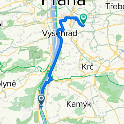 Vltavanů, Prague to U Havlíčkových sadů 1541/5, Prague