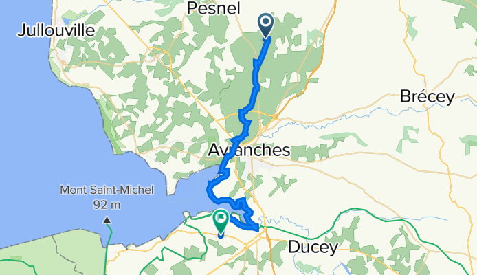 Route du Perron, Subligny to La Mottaiserie 1, Céaux