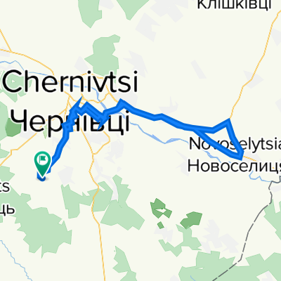 От вул. Сторожинецька, Великий Кучурів до вул. Сторожинецька, Великий Кучурів