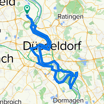 Meerbusch → Zollfeste Zons → Schloss Benrath