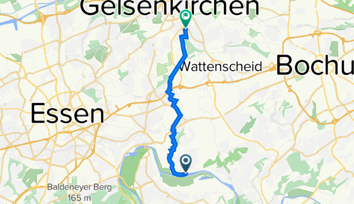 Essen nach Bochumer Straße, Gelsenkirchen