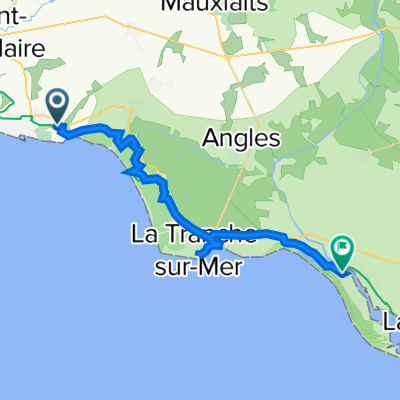 Saint-Vincent-sur-Jard nach 5 Avenue de l'Océan, La Faute-sur-Mer