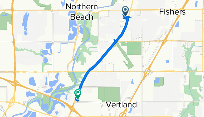 11369–11399 Mallard Ct, Fishers to 8605 Allisonville Rd, Indianapolis