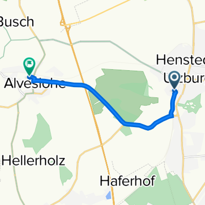 Neubrandenburger Straße 58, Henstedt-Ulzburg nach Bahnhofstraße 4a, Alveslohe