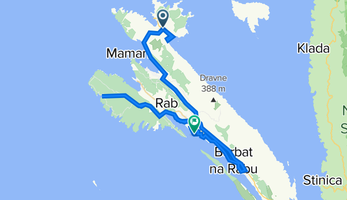 lopar,rab(30km)rab,Halbinsel kalifront rab