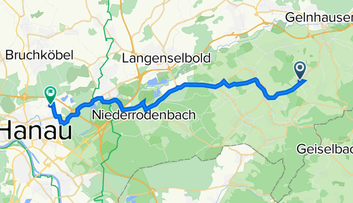 Zum Wäldchen 22A, Linsengericht nach Moselstraße 29, Hanau