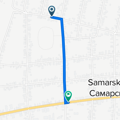 Мельничная улица, 20, Самарское до улица Карла Маркса, 63, Самарское