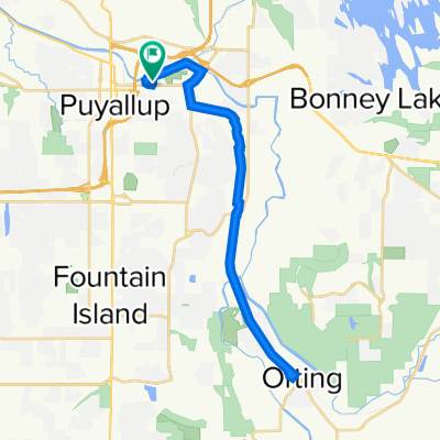 East Main Avenue 1417, Puyallup to East Main Avenue 1417, Puyallup