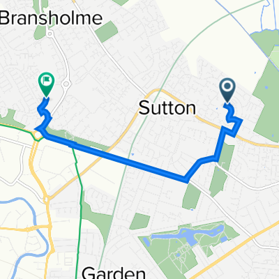 75 Stromness Way, Hull to St. Mary Queen of Martyrs Catholic Academy, Nidderdale, Hull