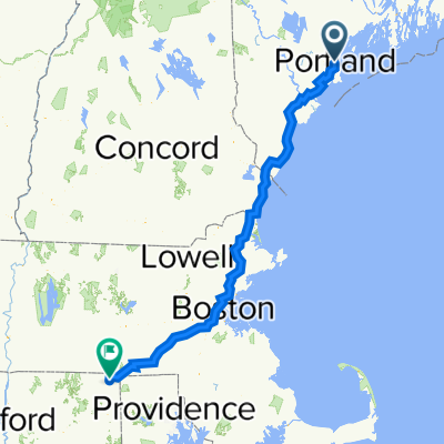 Portland, ME &gt; Boston &gt; CT