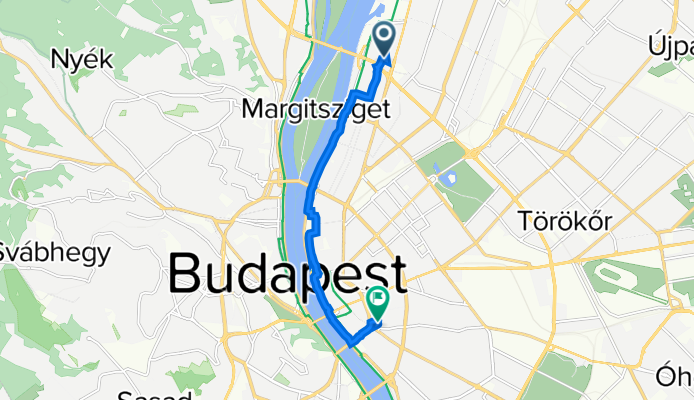 Karikás Frigyes utca 2, Budapest to Múzeum utca 9, Budapest