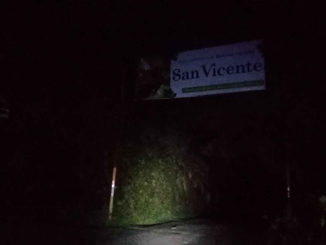 guacas. vía San Vicente. Santa Rosa