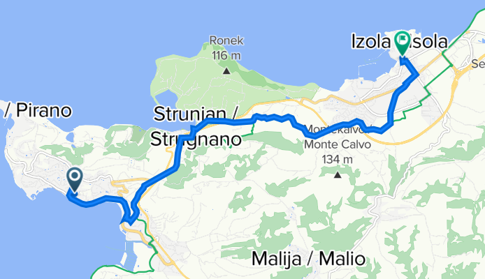 Sončna pot 10a do Trg Etbina Kristana 4