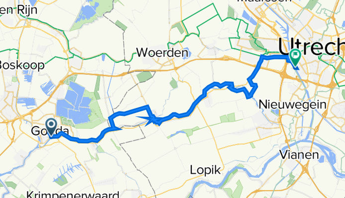 IJsselkade, Gouda nach Rooseveltlaan 507, Utrecht