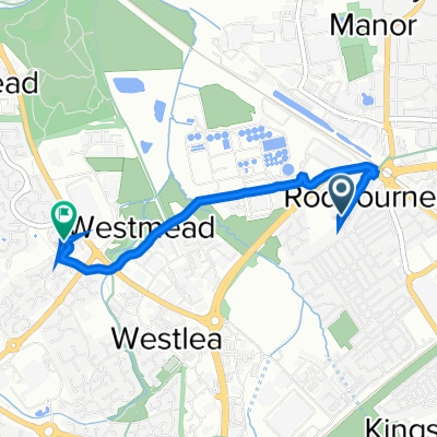 22 Mannington Park, Swindon to 3 Dennis St, Swindon