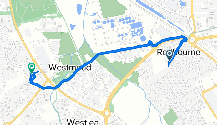 22 Mannington Park, Swindon to 3 Dennis St, Swindon