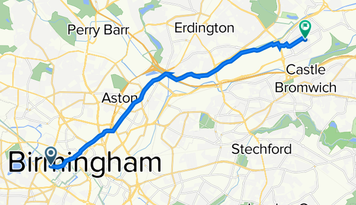 82 Corwen Gardens, Kilby Ave, Birmingham to 56 Locking Croft, Birmingham