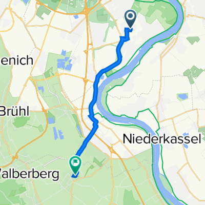 Sürther Straße 191, Köln nach Europaring 2, Bornheim