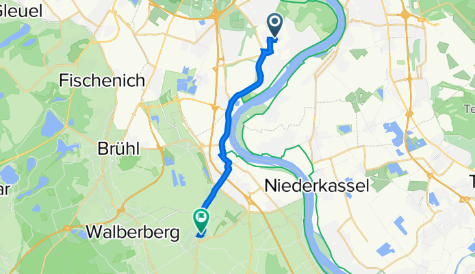 Sürther Straße 191, Köln nach Europaring 2, Bornheim
