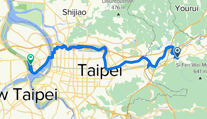 連興街 71, 汐止區 to 捷運路 36, 三重區