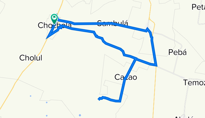 Ruta en MTB a Cenote X'Batun