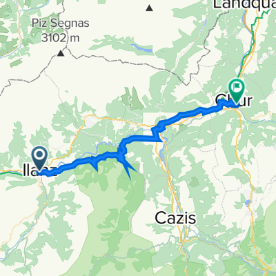 Ilanz, Plazza Cumin, Ilanz/Glion nach Grabenstrasse 19, Chur