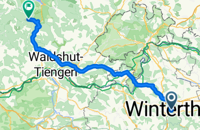 Route in der Bikemap App öffnen